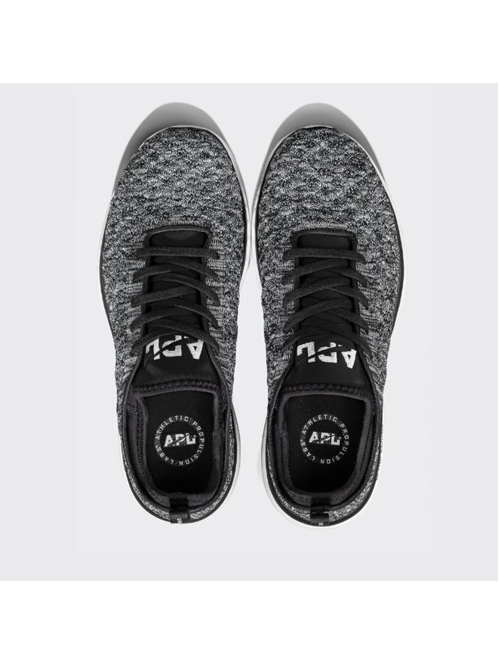 NWB APL TechLoom Phantom Running Shoes Black White Melange Women’s Size 5.5